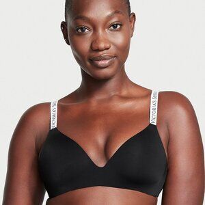 Victoria's Secret Women's The T-shirt Lightly Lined Wireless Bra - 34C - Black